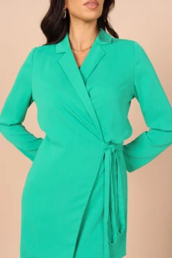 Sumit Blazer Dress - Green -Fashion Dress petal and pup usa dresses sumit blazer dress green 32237005242545
