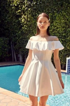 Fashion Dress -Fashion Dress petal and pup usa dresses susie ruffle mini dress white 33585721344177