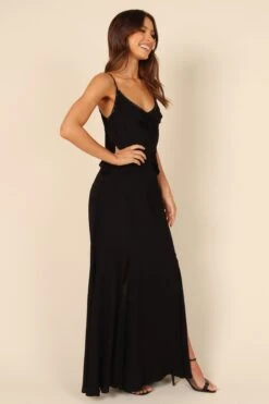 Tanya Beaded Maxi Dress - Black -Fashion Dress petal and pup usa dresses tanya beaded maxi dress black 32050668535985
