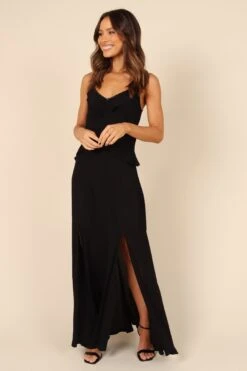 Tanya Beaded Maxi Dress - Black -Fashion Dress petal and pup usa dresses tanya beaded maxi dress black 32050668568753