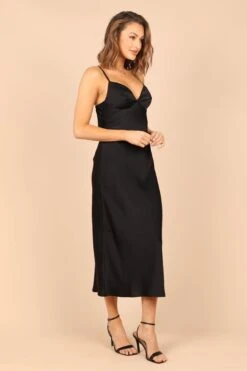 Yorelle Midi Dress - Black -Fashion Dress petal and pup usa dresses yorelle midi dress black 32455813464241