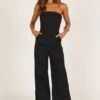 Tahari Jumpsuit - Black -Fashion Dress petal and pup usa jumpsuits tahari jumpsuit black 33276980789425