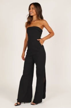 Tahari Jumpsuit - Black -Fashion Dress petal and pup usa jumpsuits tahari jumpsuit black 33276980953265