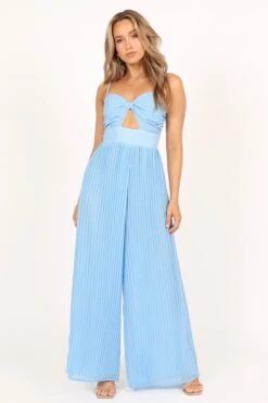 Alice Wide Leg Jumpsuit - Blue -Fashion Dress petal and pup usa rompers alice wide leg jumpsuit blue 33481579921585