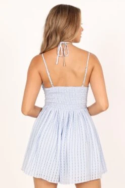 Audrey Smock Romper - Blue -Fashion Dress petal and pup usa rompers audrey smock romper blue 33500171305137