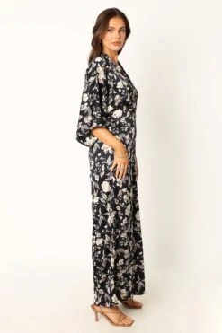 Sasha Jumpsuit - Black Floral -Fashion Dress petal and pup usa rompers sasha jumpsuit black floral 33944040767665