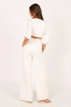 Sonja Jumpsuit - White -Fashion Dress petal and pup usa rompers sonja jumpsuit white 33916122103985