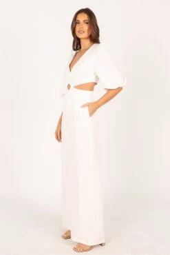Sonja Jumpsuit - White -Fashion Dress petal and pup usa rompers sonja jumpsuit white 33916122136753