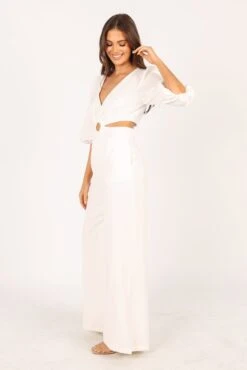Sonja Jumpsuit - White -Fashion Dress petal and pup usa rompers sonja jumpsuit white 33916122169521
