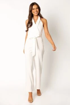 Tally Jumpsuit - White -Fashion Dress petal and pup usa rompers tally jumpsuit white 34007546593457