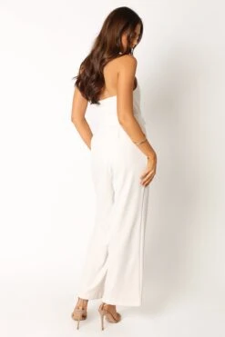 Tally Jumpsuit - White -Fashion Dress petal and pup usa rompers tally jumpsuit white 34007546626225