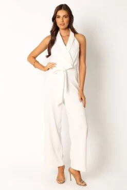 Tally Jumpsuit - White -Fashion Dress petal and pup usa rompers tally jumpsuit white 34007546724529