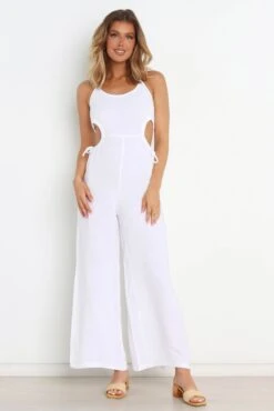 Willemina Jumpsuit - White -Fashion Dress petal and pup usa rompers willemina jumpsuit white 31460166041777