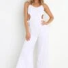 Willemina Jumpsuit - White -Fashion Dress petal and pup usa rompers willemina jumpsuit white 31460166074545