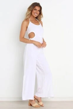 Willemina Jumpsuit - White -Fashion Dress petal and pup usa rompers willemina jumpsuit white 31460166205617