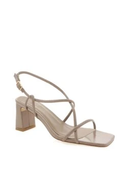 Iriana Heel - Taupe Crinkle Patent -Fashion Dress petal and pup usa shoes iriana heel taupe crinkle patent 33191099629745
