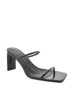 Kamila Heel - Black Crinkle Patent -Fashion Dress petal and pup usa shoes kamila heel black crinkle patent 33191072301233